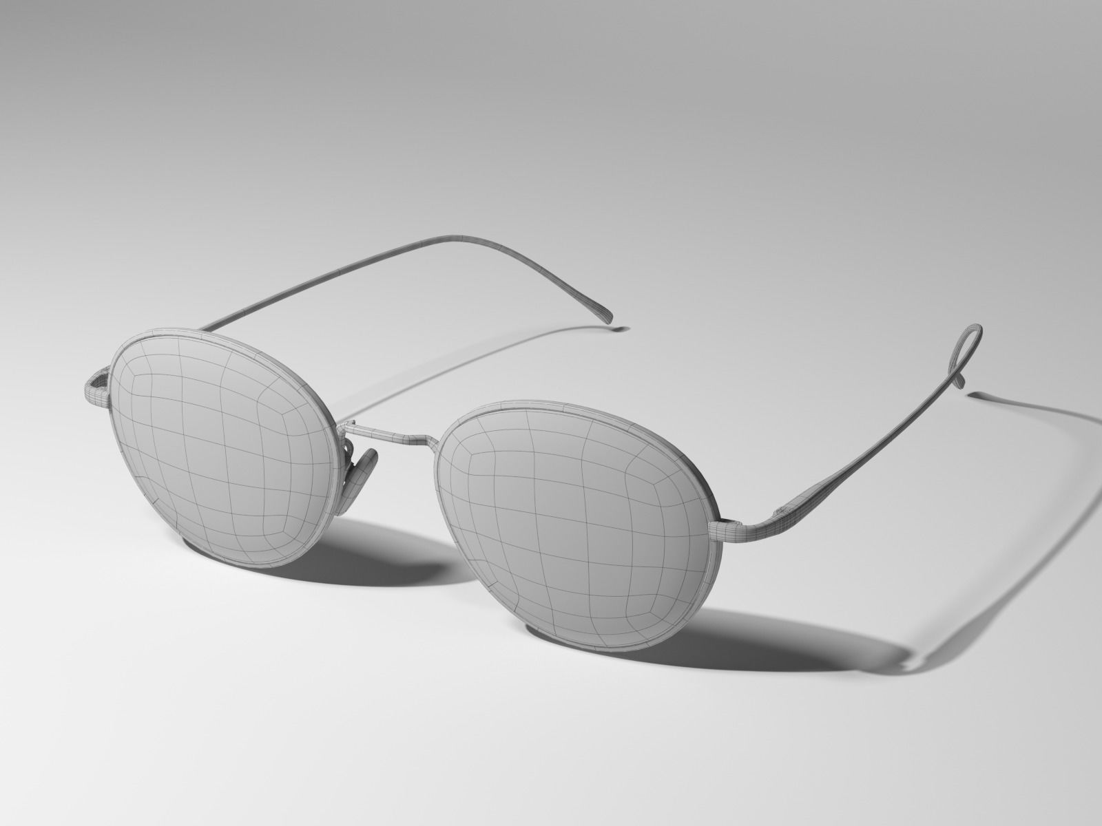 Glasses 3D eyeglasses 3D model_5