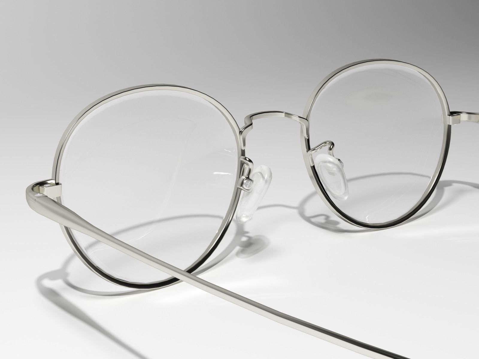 Glasses 3D eyeglasses 3D model_2