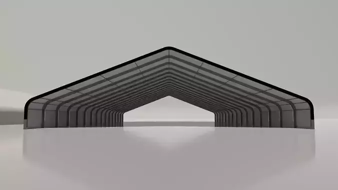 TSpan Free Span - aluminum structure - modular 3D model