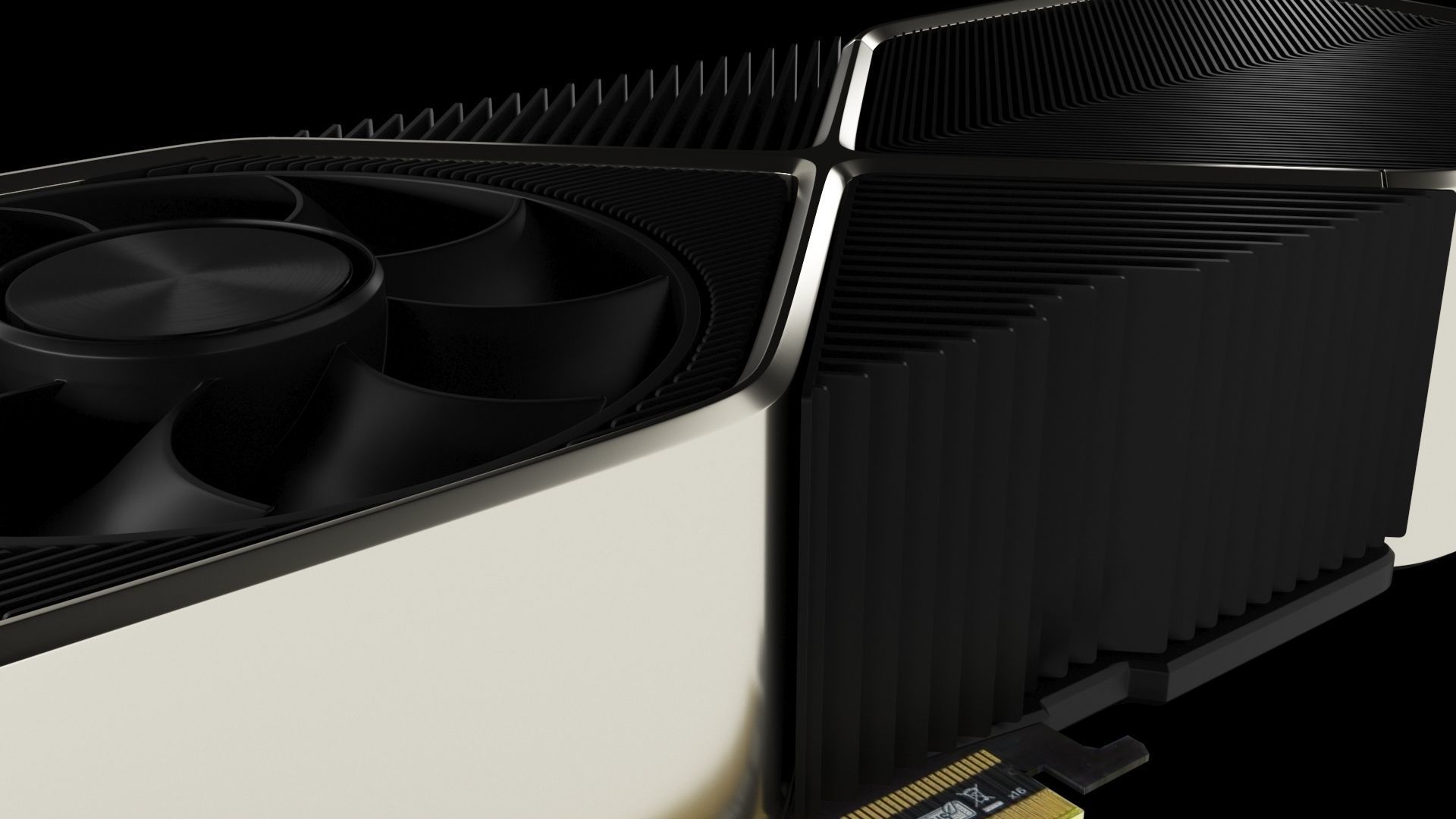 NVIDIA GEFORCE RTX 3090 Low-poly 3D model_3