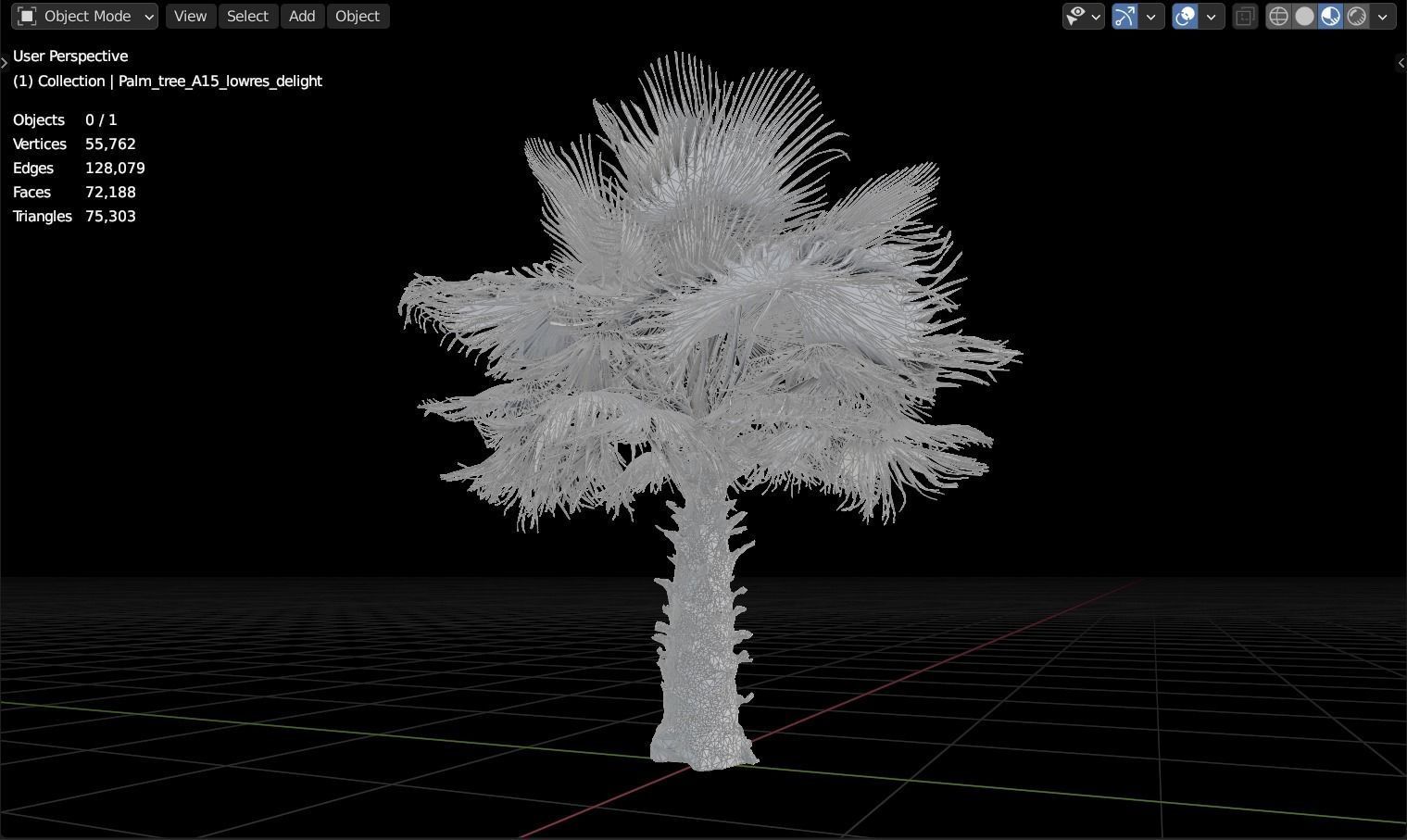 Palm tree  - photoscan 3D model_6