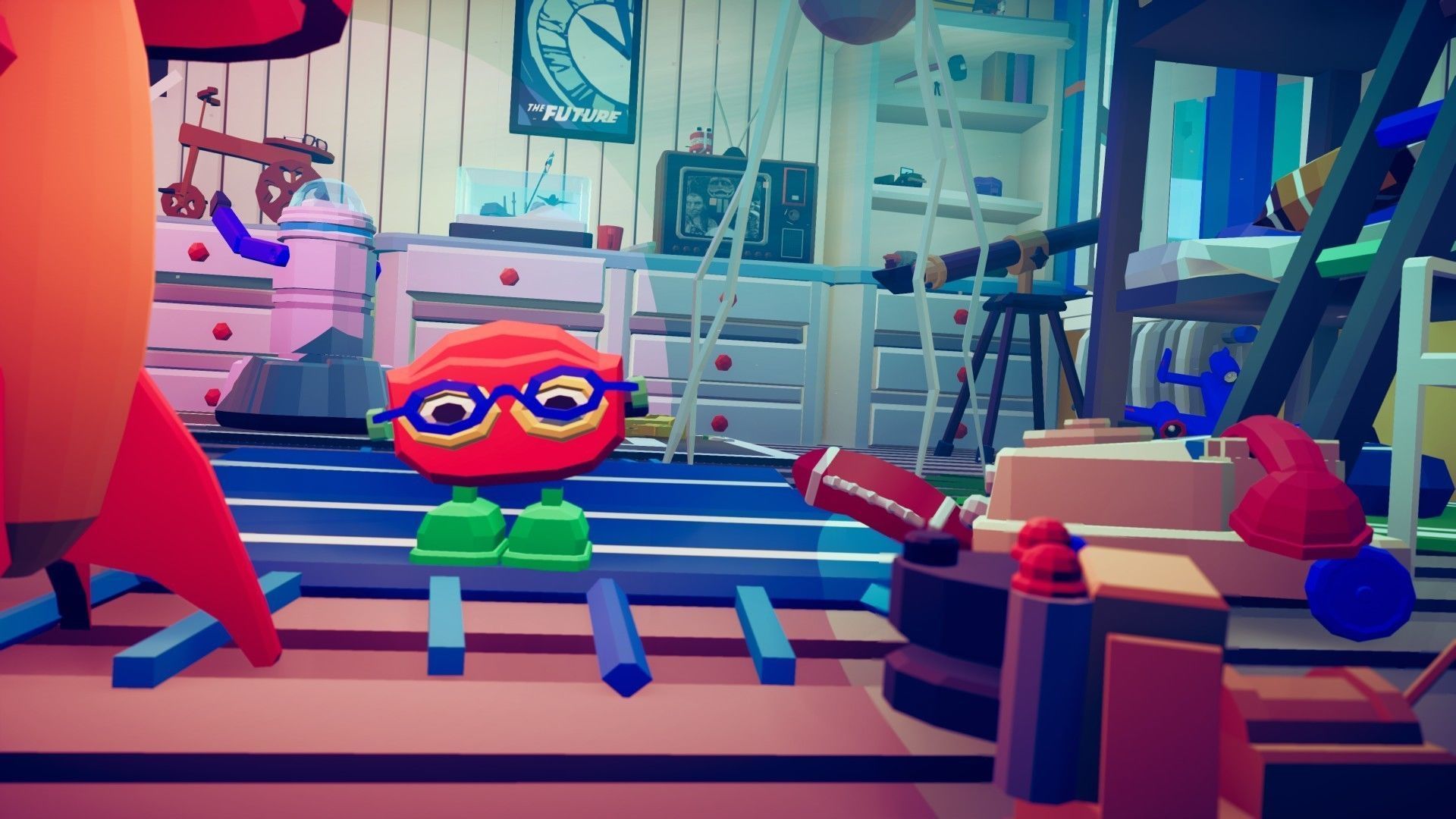 1980 - Retro Youth Room  3D Mid Poly  Low-poly 3D model_94