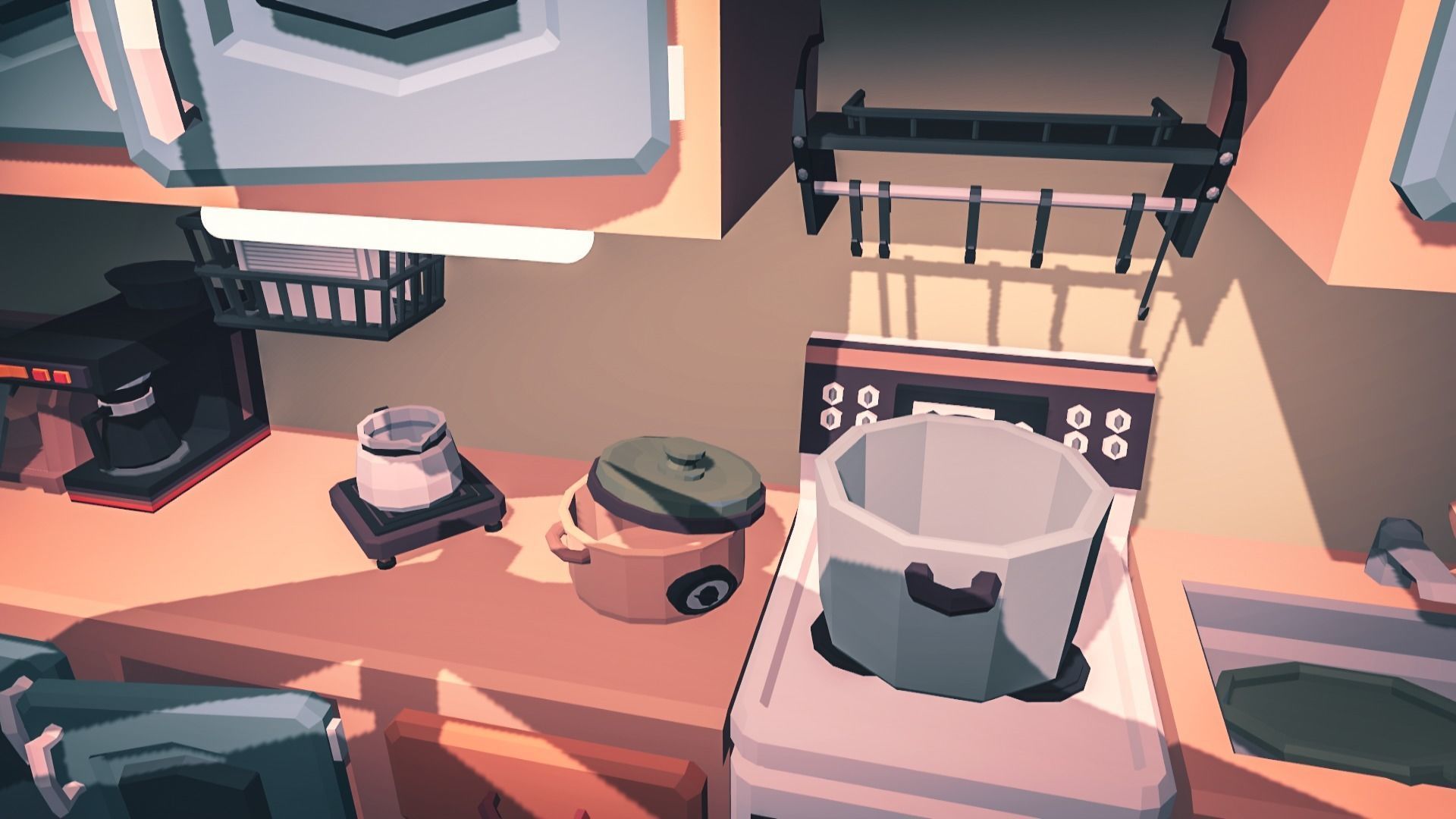 1980 - Retro Youth Room  3D Mid Poly  Low-poly 3D model_17