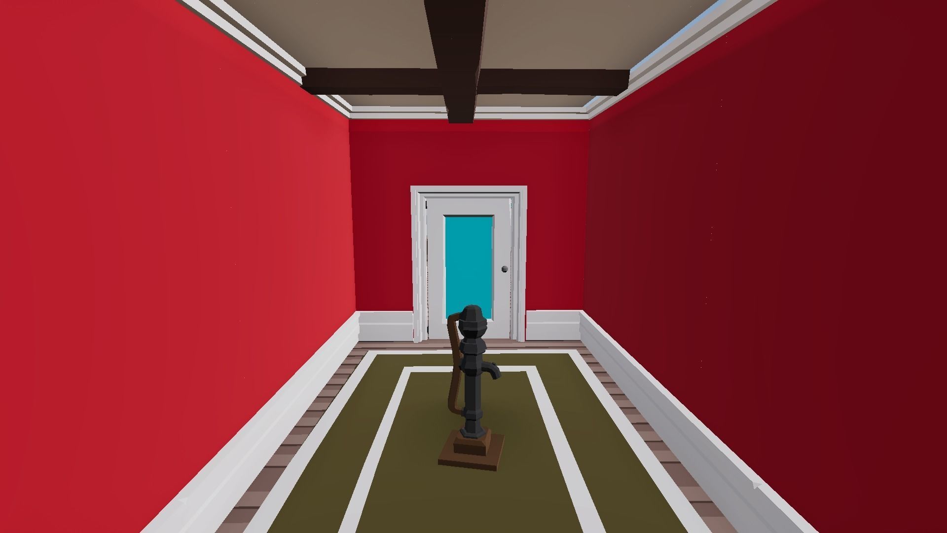 1980 - Retro Youth Room  3D Mid Poly  Low-poly 3D model_32