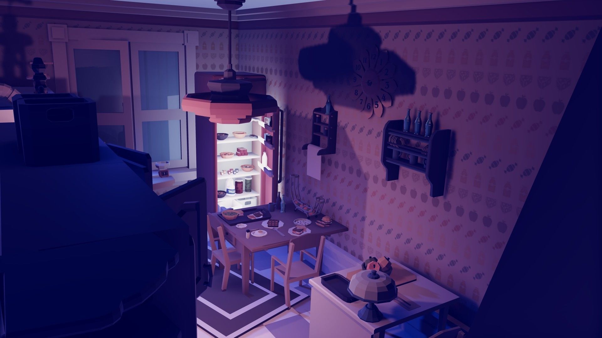 1980 - Retro Youth Room  3D Mid Poly  Low-poly 3D model_66