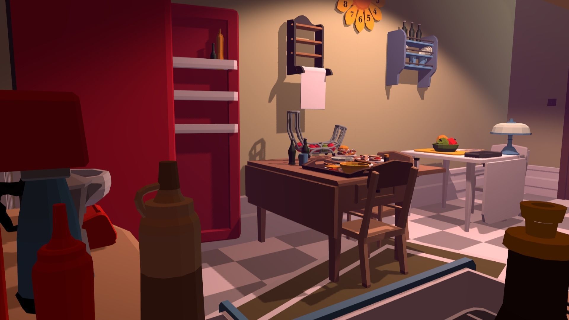 1980 - Retro Youth Room  3D Mid Poly  Low-poly 3D model_16