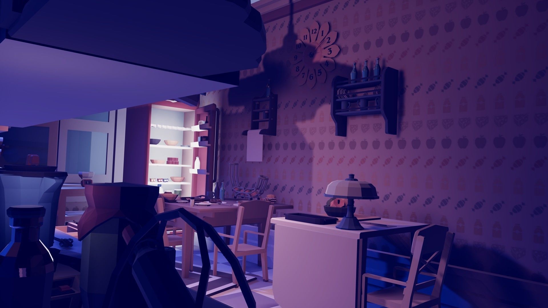 1980 - Retro Youth Room  3D Mid Poly  Low-poly 3D model_68