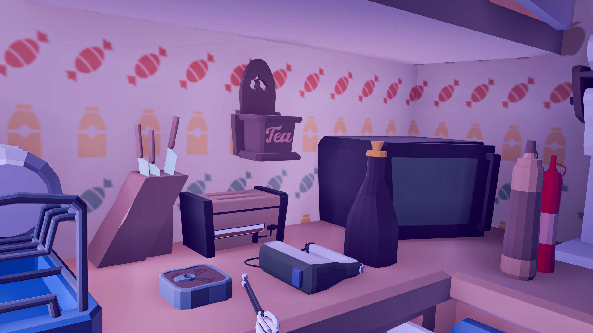 1980 - Retro Youth Room  3D Mid Poly  Low-poly 3D model_65