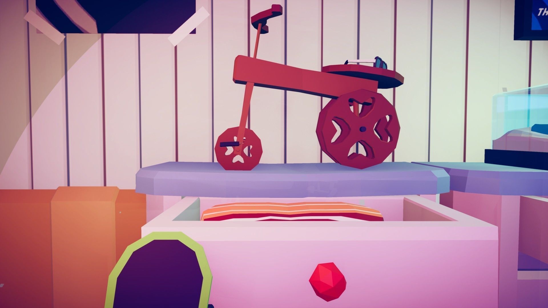 1980 - Retro Youth Room  3D Mid Poly  Low-poly 3D model_103