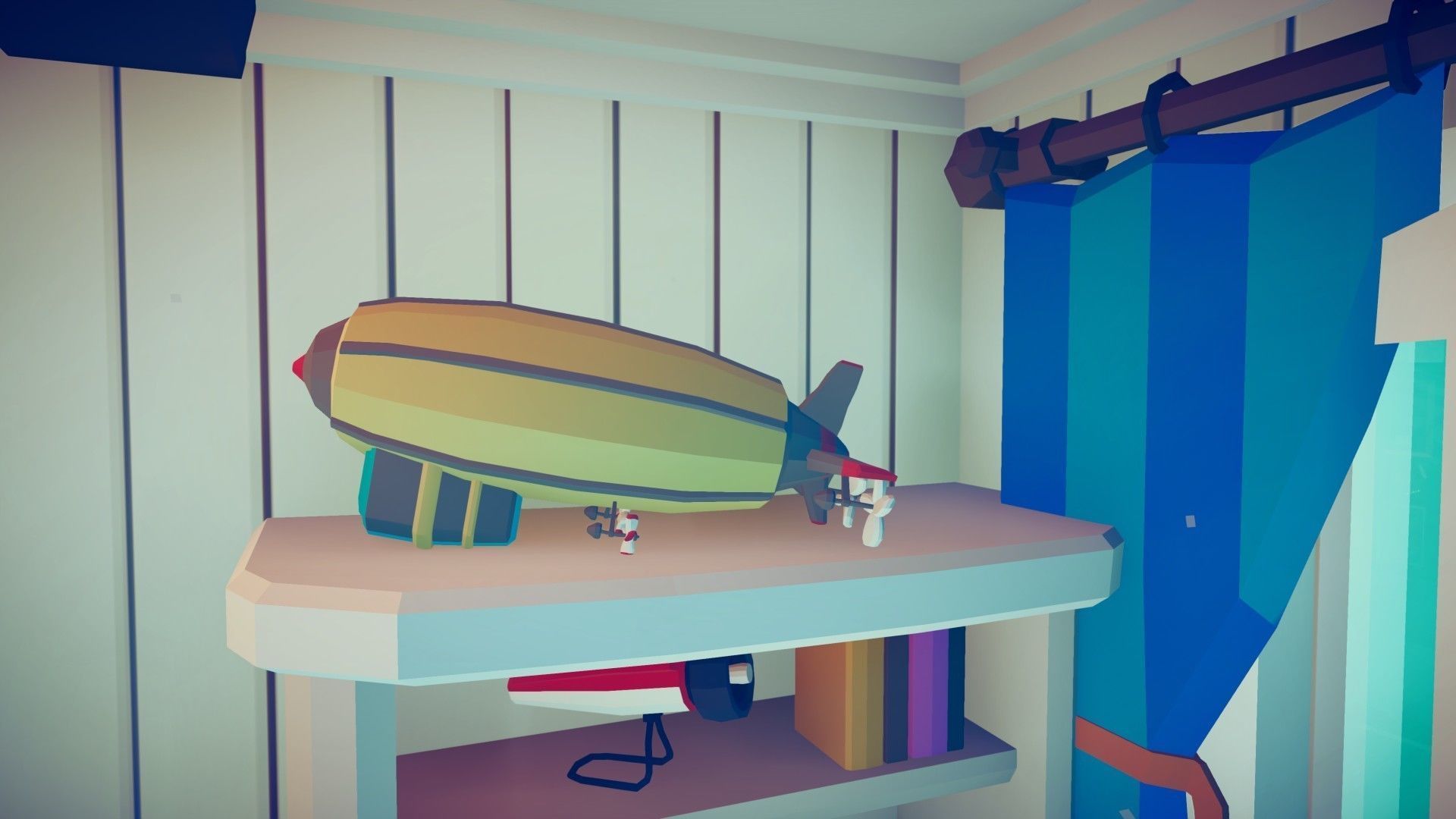 1980 - Retro Youth Room  3D Mid Poly  Low-poly 3D model_106