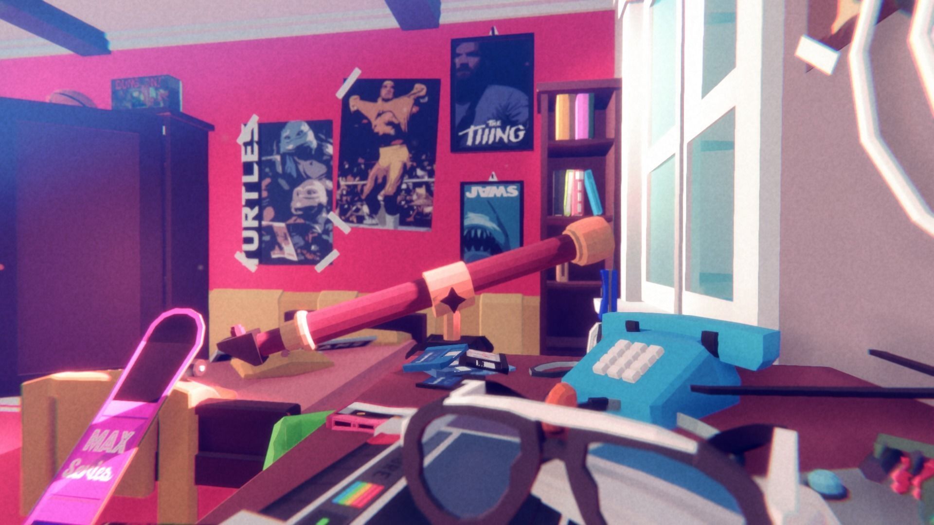 1980 - Retro Youth Room  3D Mid Poly  Low-poly 3D model_76