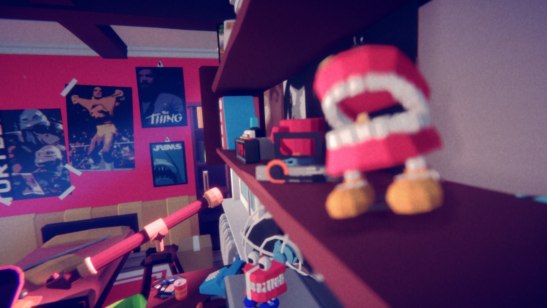 1980 - Retro Youth Room  3D Mid Poly  Low-poly 3D model_14