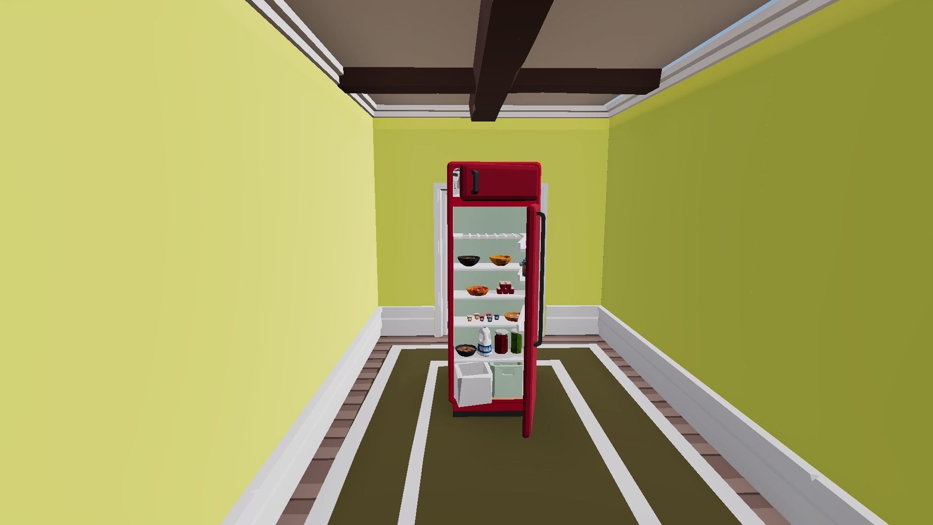 1980 - Retro Youth Room  3D Mid Poly  Low-poly 3D model_34