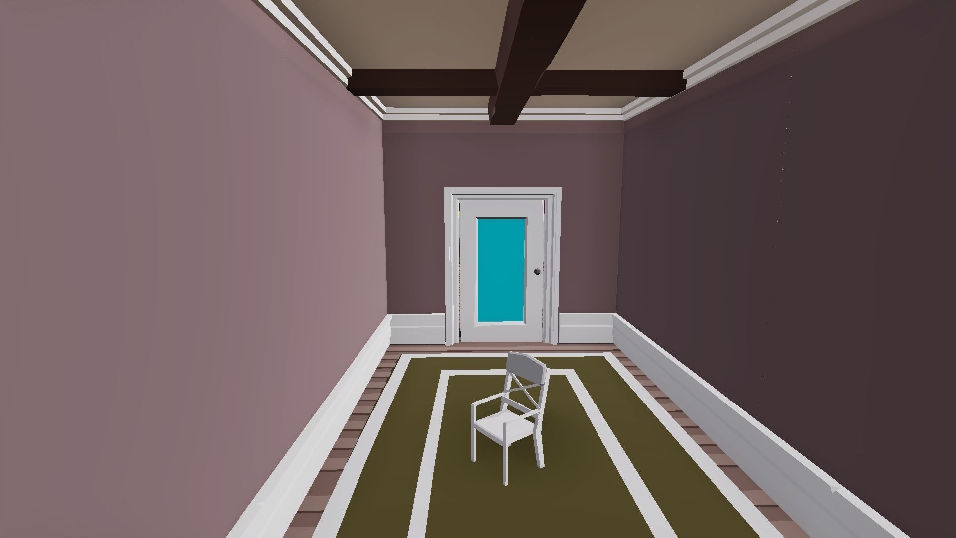 1980 - Retro Youth Room  3D Mid Poly  Low-poly 3D model_38