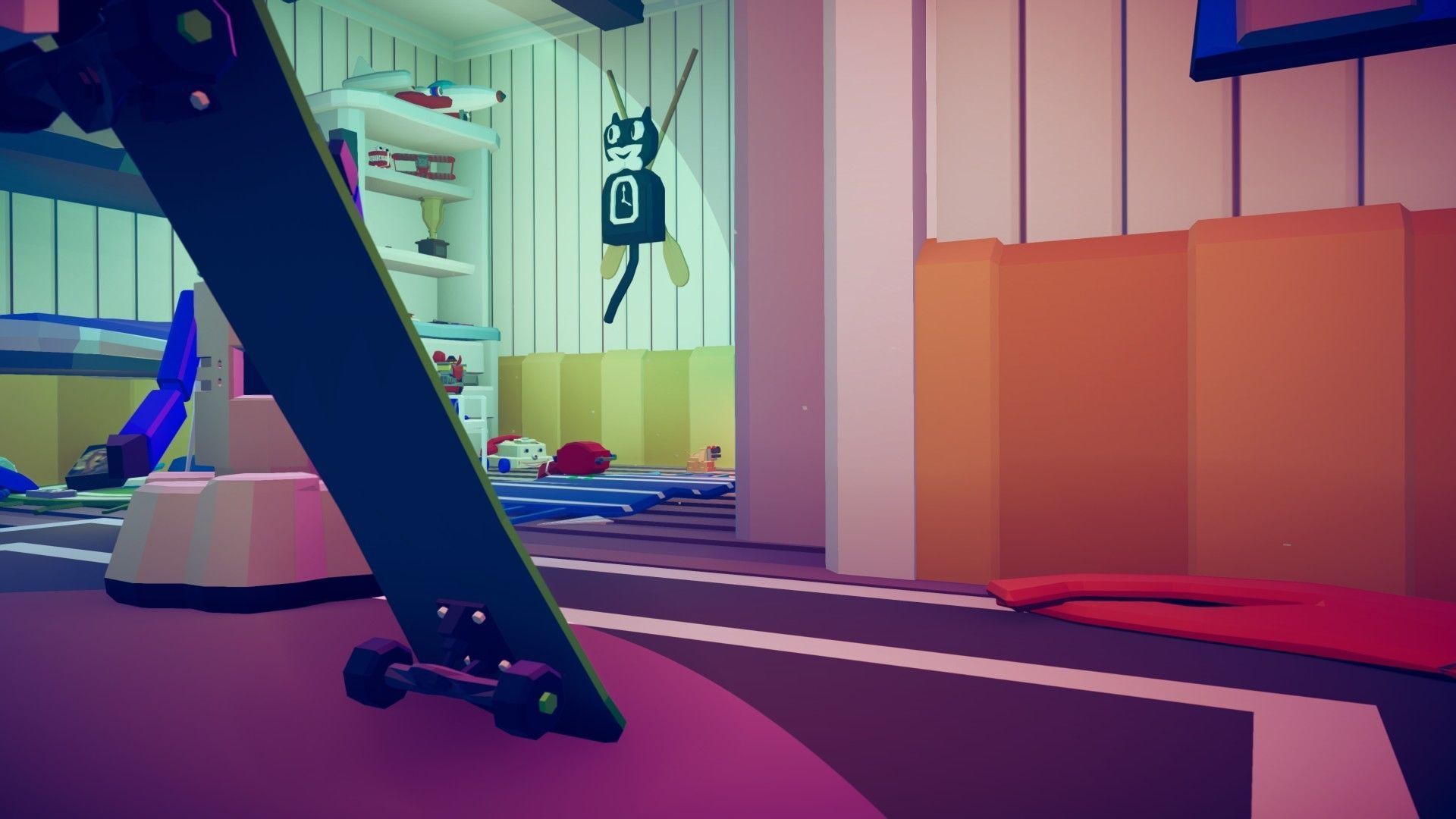 1980 - Retro Youth Room  3D Mid Poly  Low-poly 3D model_98