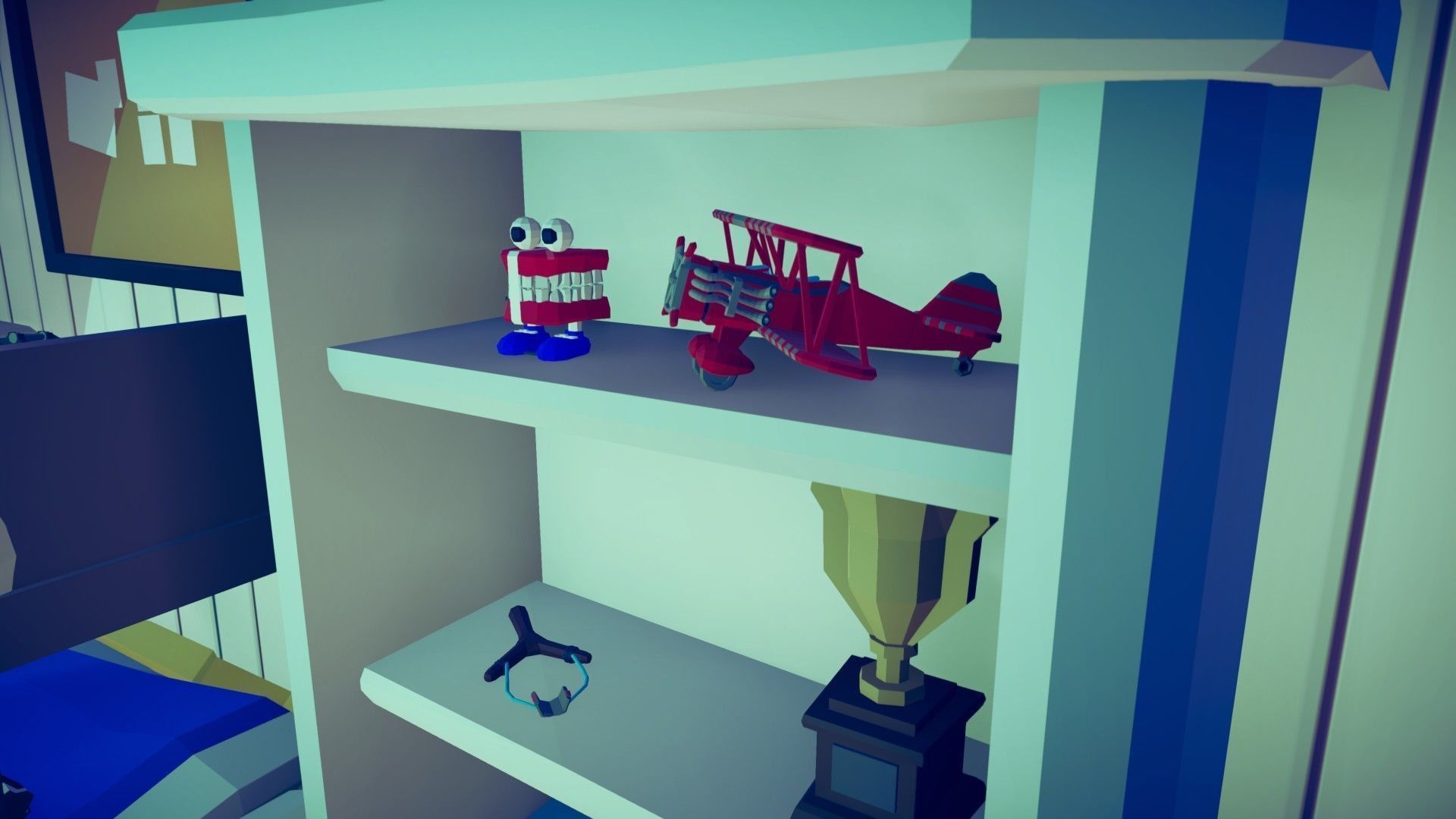 1980 - Retro Youth Room  3D Mid Poly  Low-poly 3D model_104