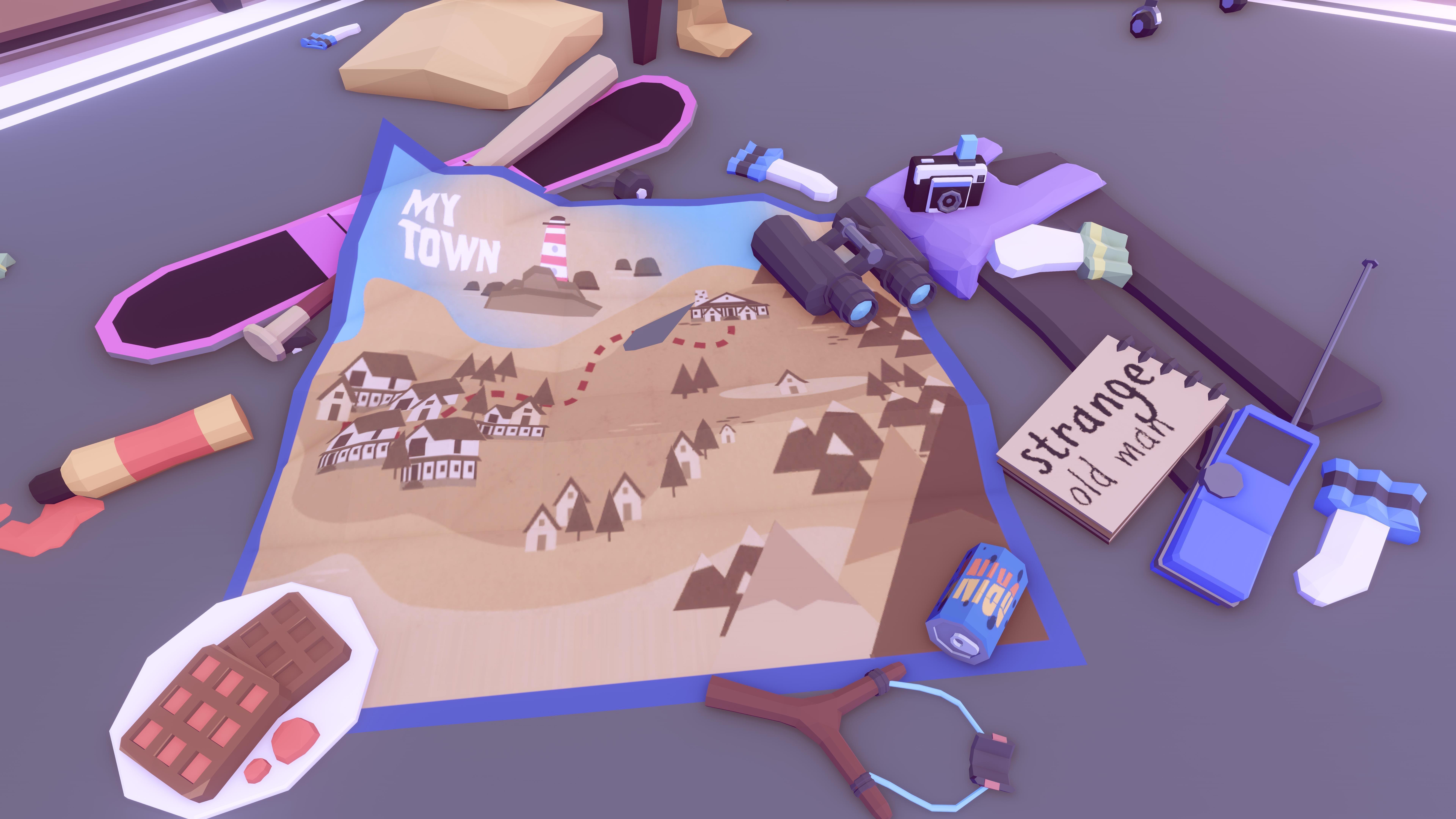 1980 - Retro Youth Room  3D Mid Poly  Low-poly 3D model_13