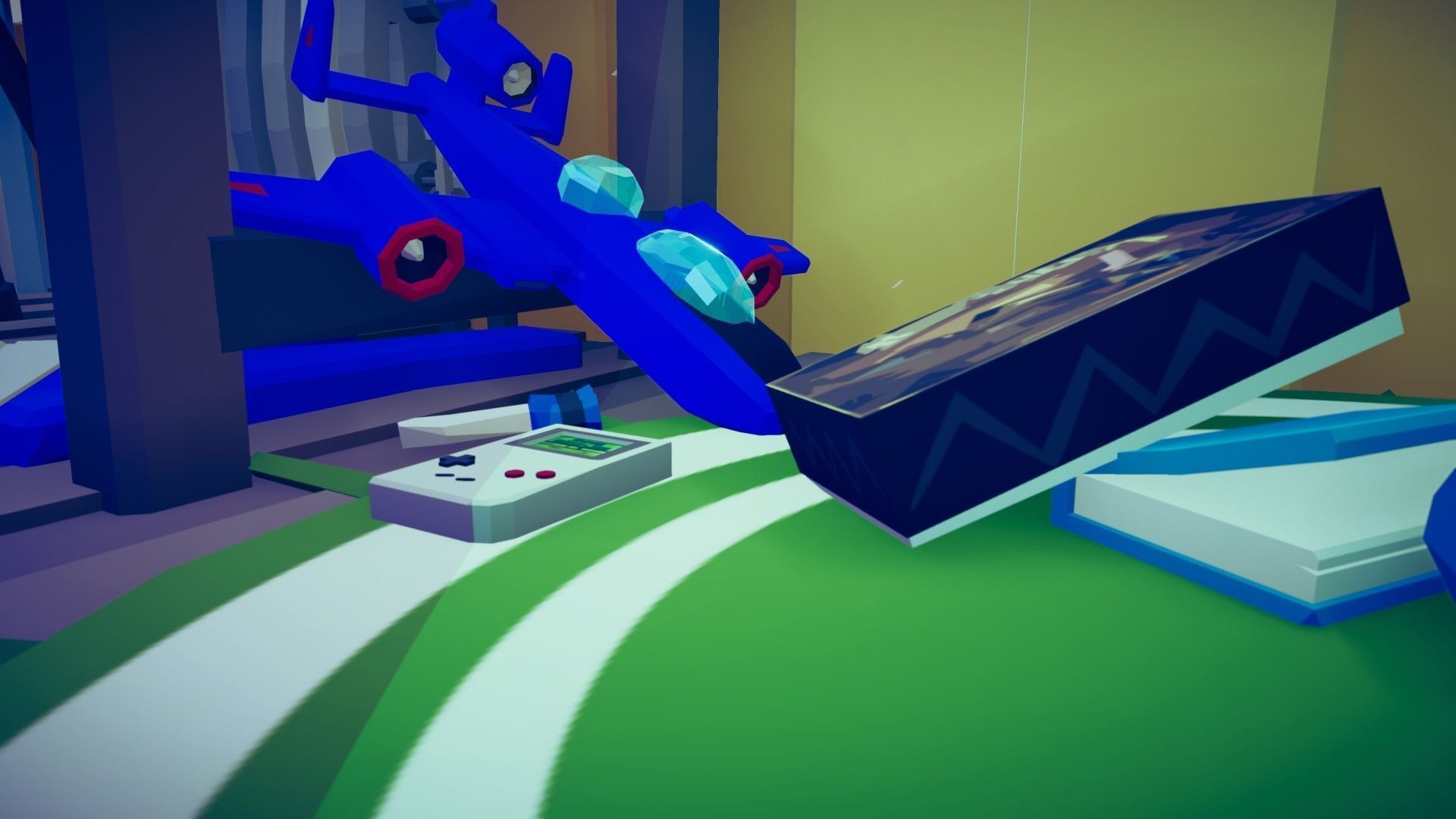 1980 - Retro Youth Room  3D Mid Poly  Low-poly 3D model_109