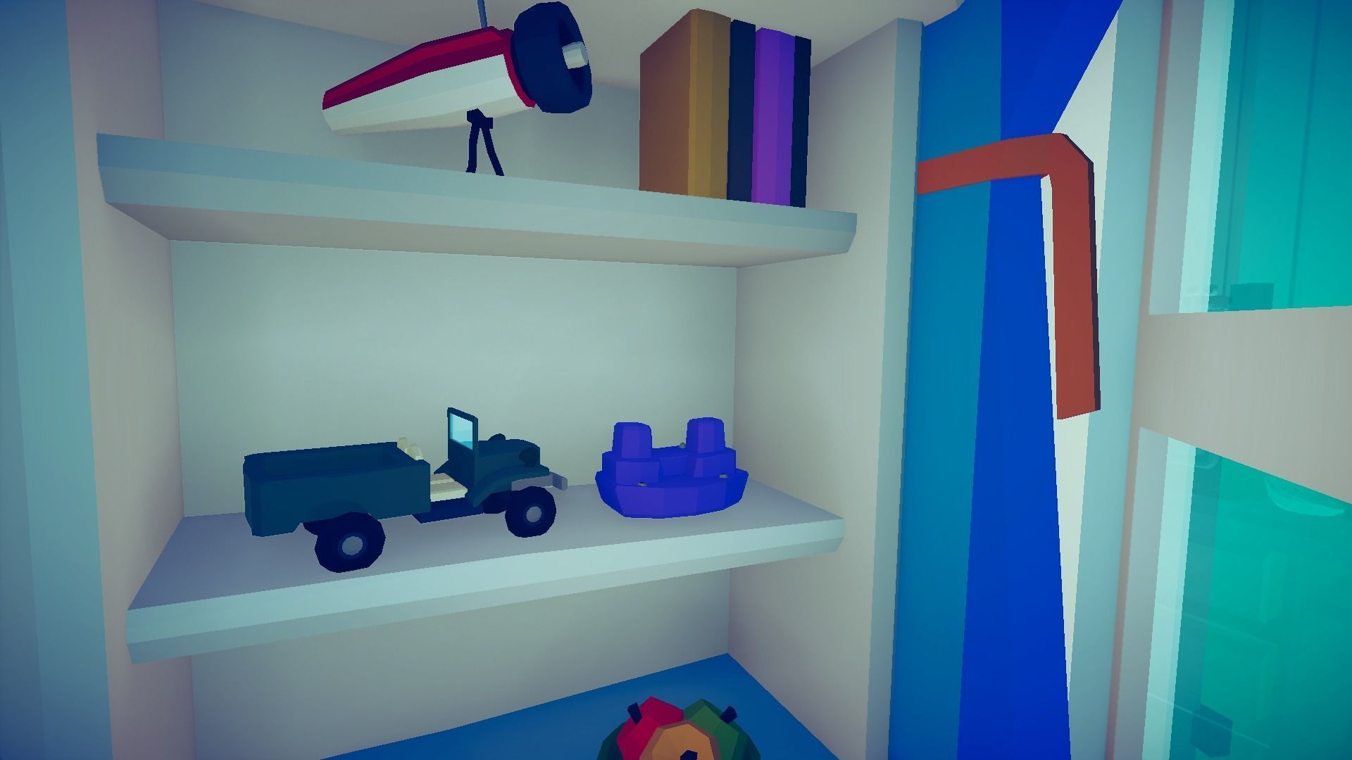 1980 - Retro Youth Room  3D Mid Poly  Low-poly 3D model_100