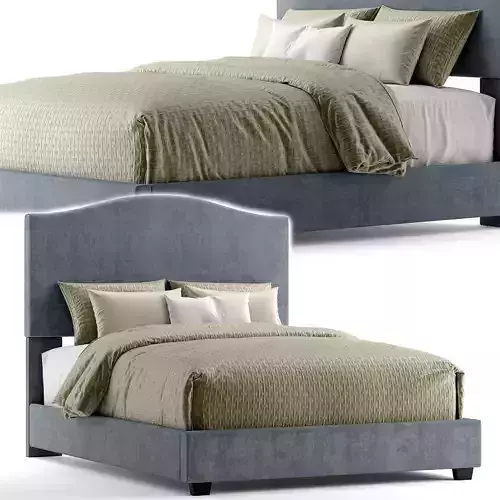 Bellingham queen bed 3D model