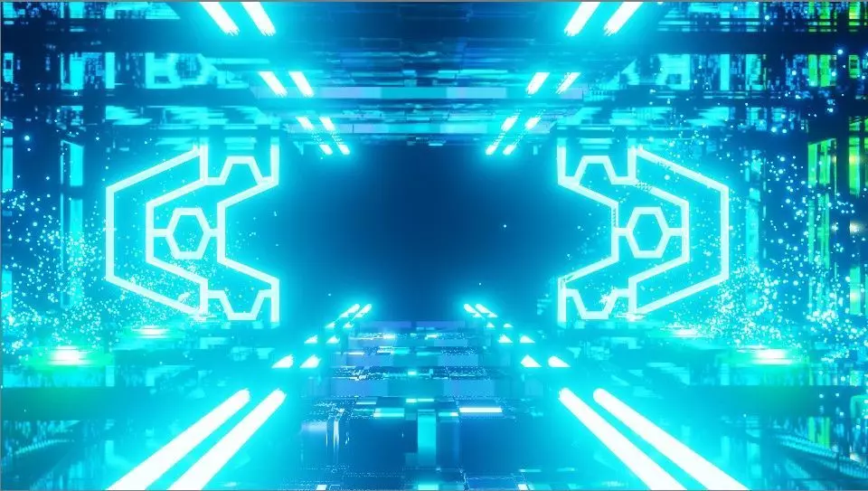 Sci Fi Scene Free low-poly 3D model_0