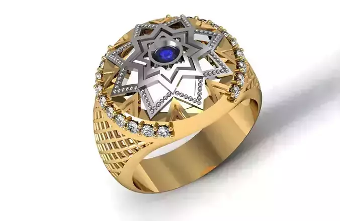 Men ring 3D print model