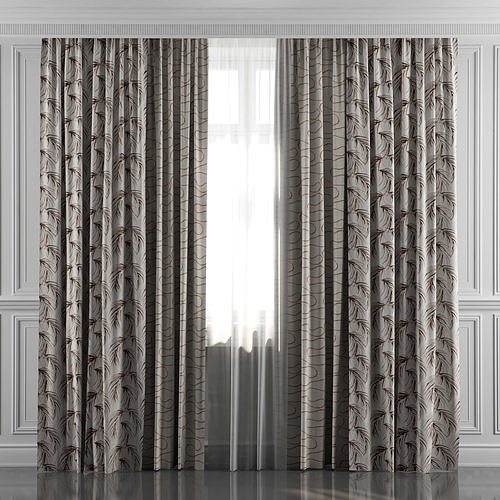 Curtain Set 14 3D model