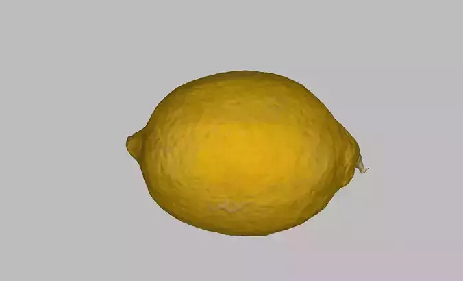 Lemon Low-poly 3D model