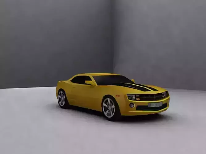 Low Poly Game Ready chevy camaro
