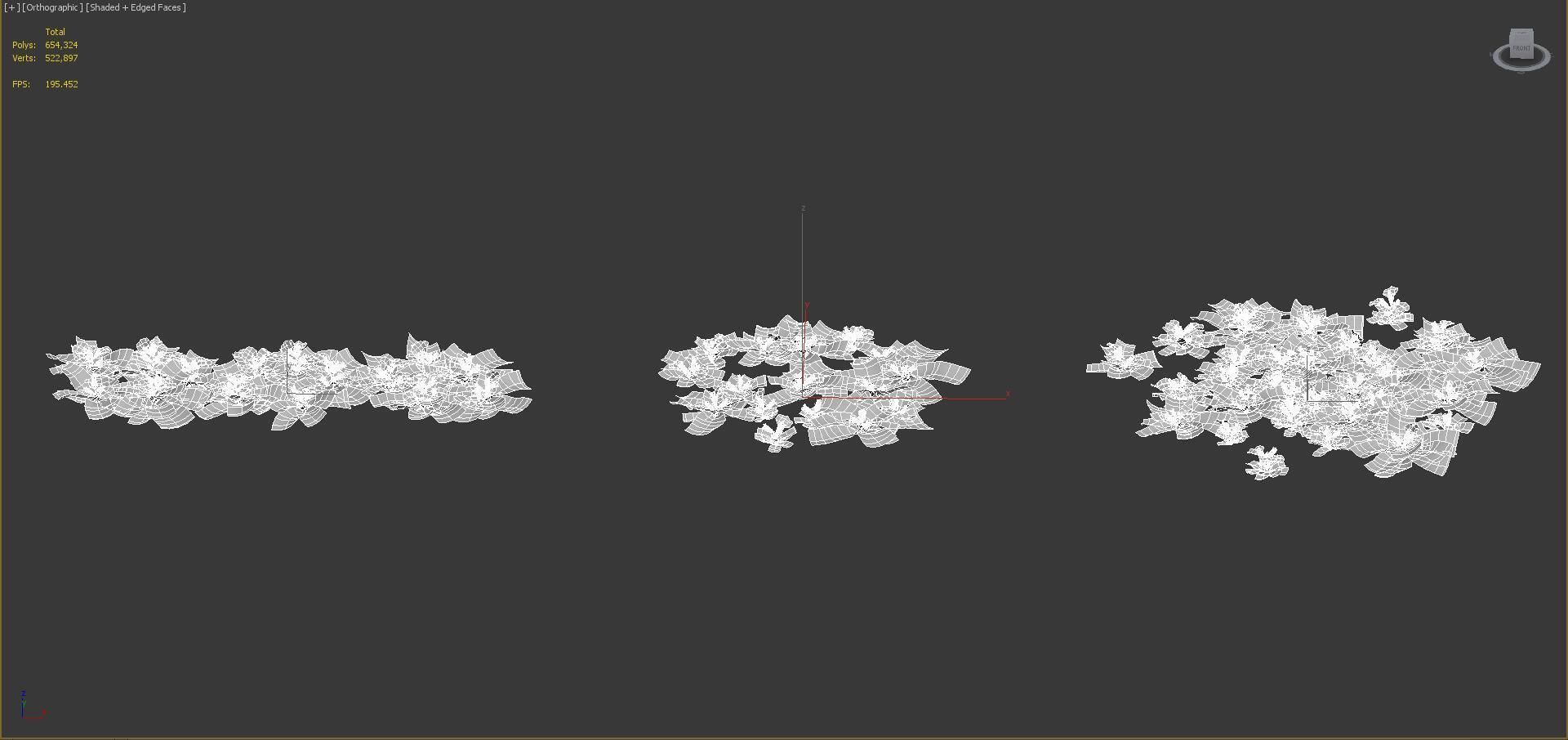 Ground cover plants Collection - Include GrowFX and Mesh file  3D model_127