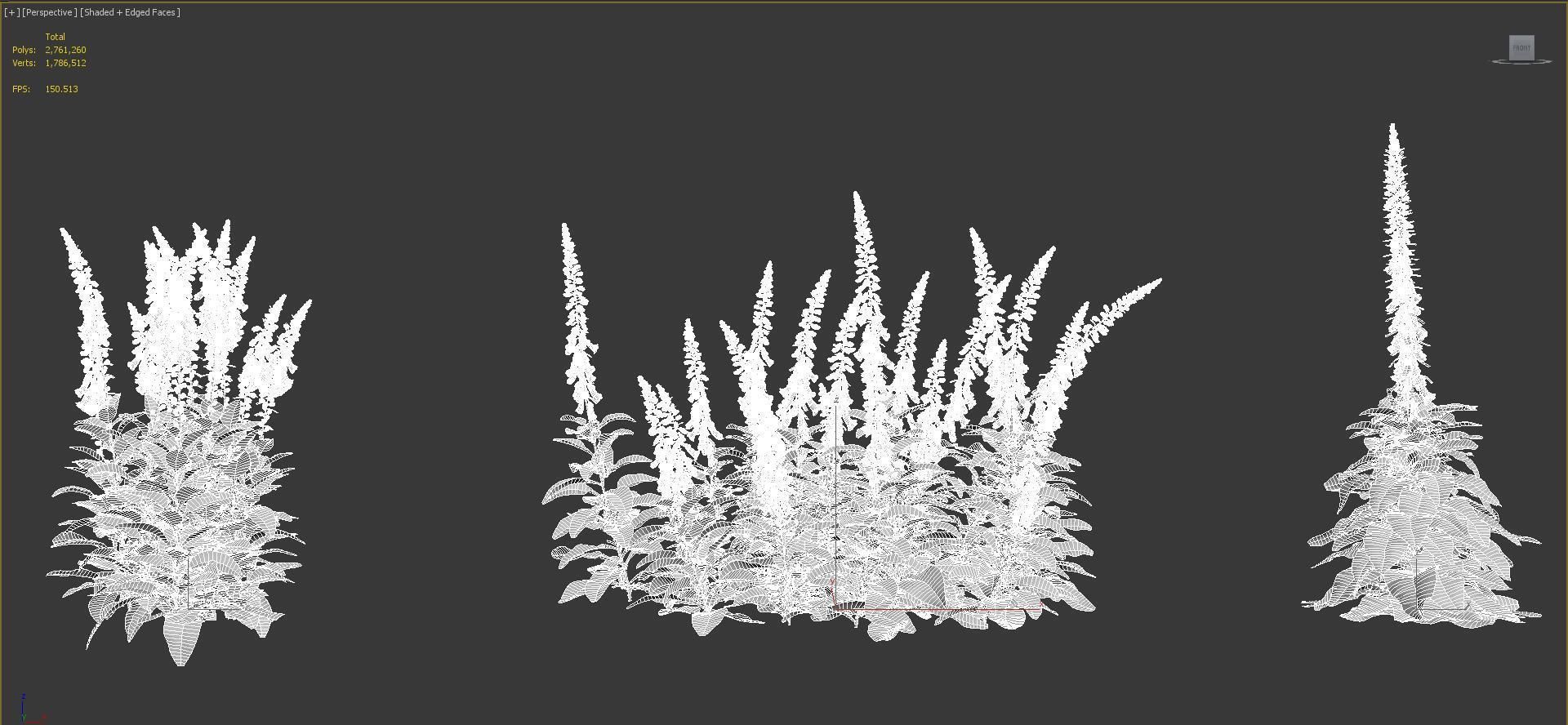 Ground cover plants Collection - Include GrowFX and Mesh file  3D model_104
