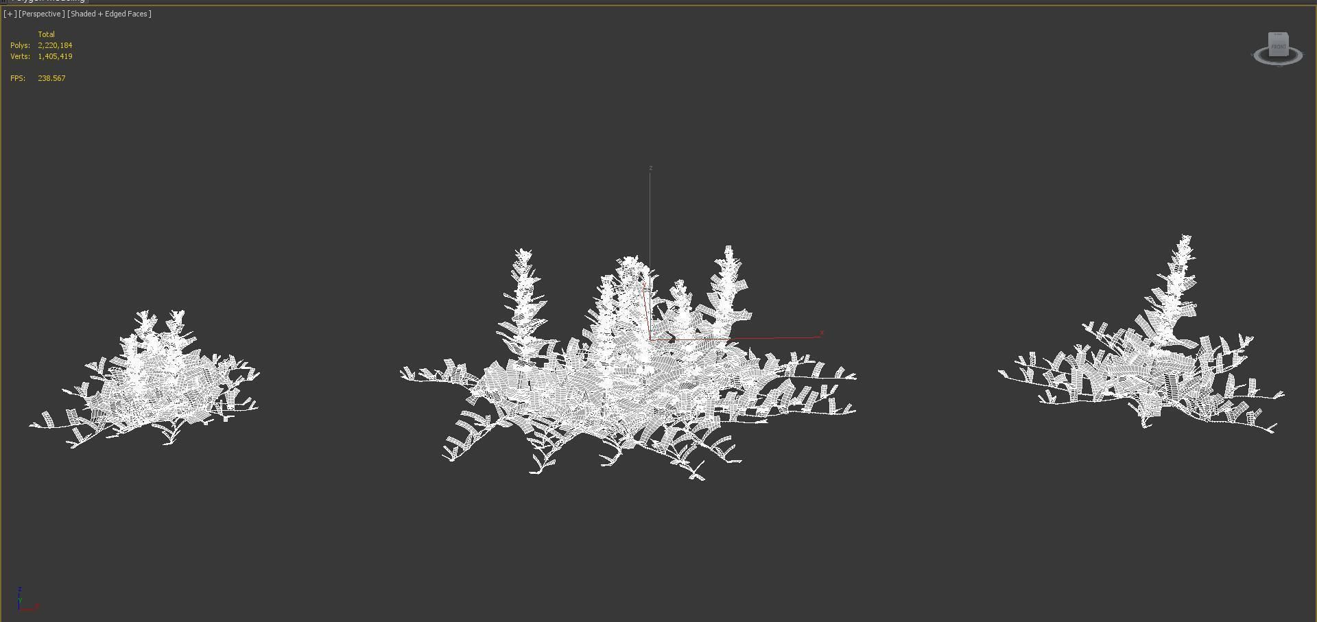 Ground cover plants Collection - Include GrowFX and Mesh file  3D model_89