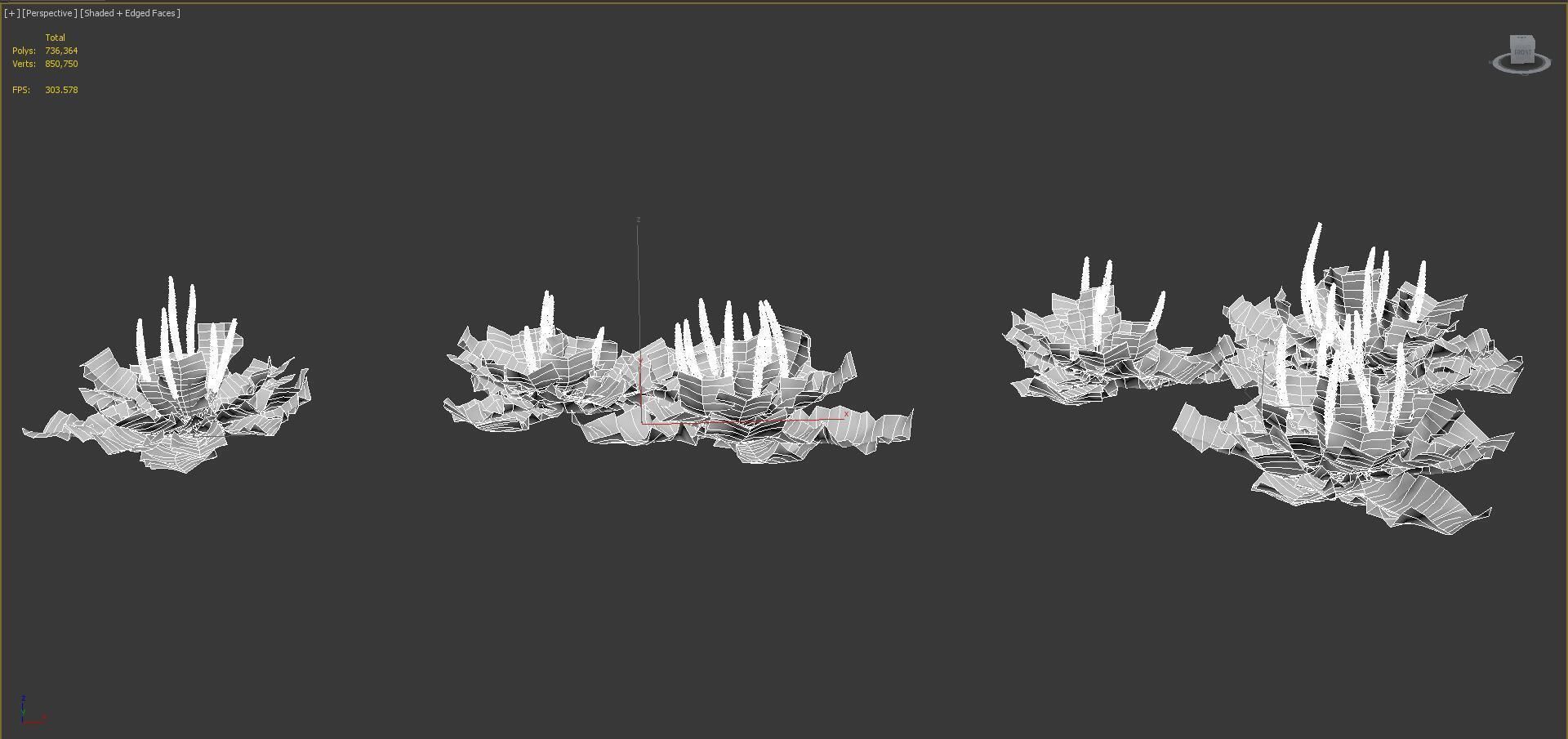 Ground cover plants Collection - Include GrowFX and Mesh file  3D model_138