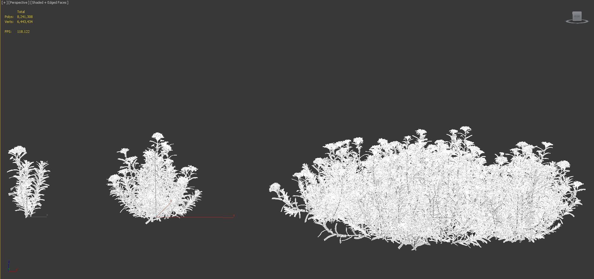 Ground cover plants Collection - Include GrowFX and Mesh file  3D model_116