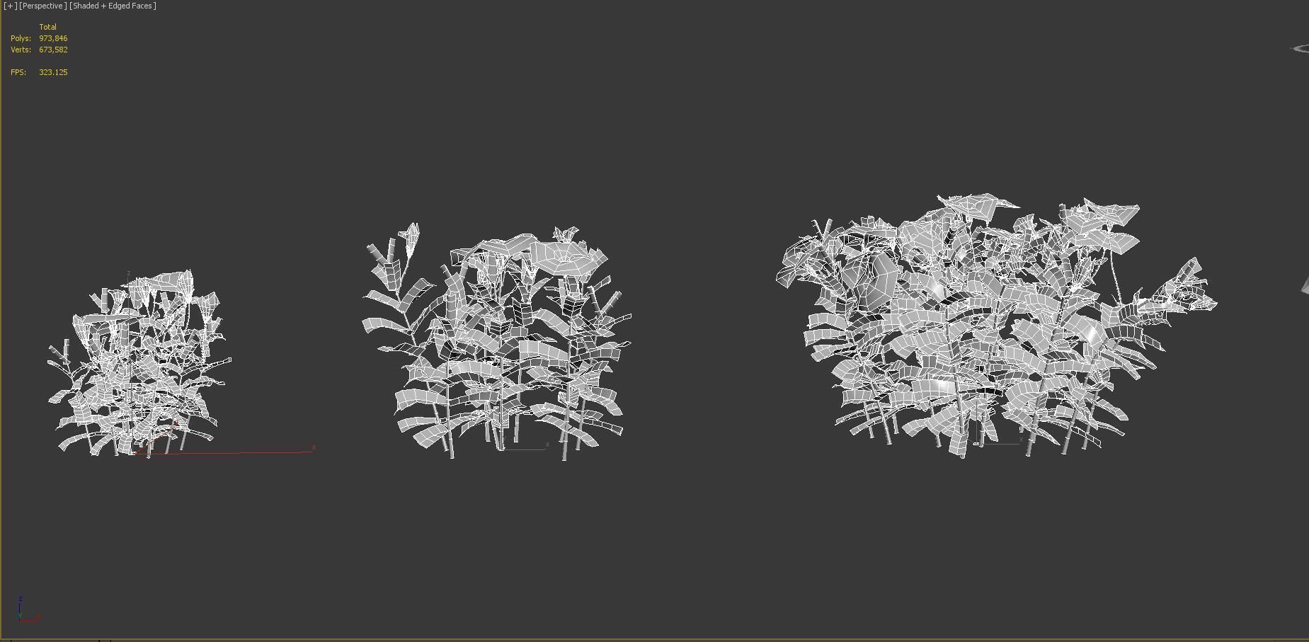 Ground cover plants Collection - Include GrowFX and Mesh file  3D model_141