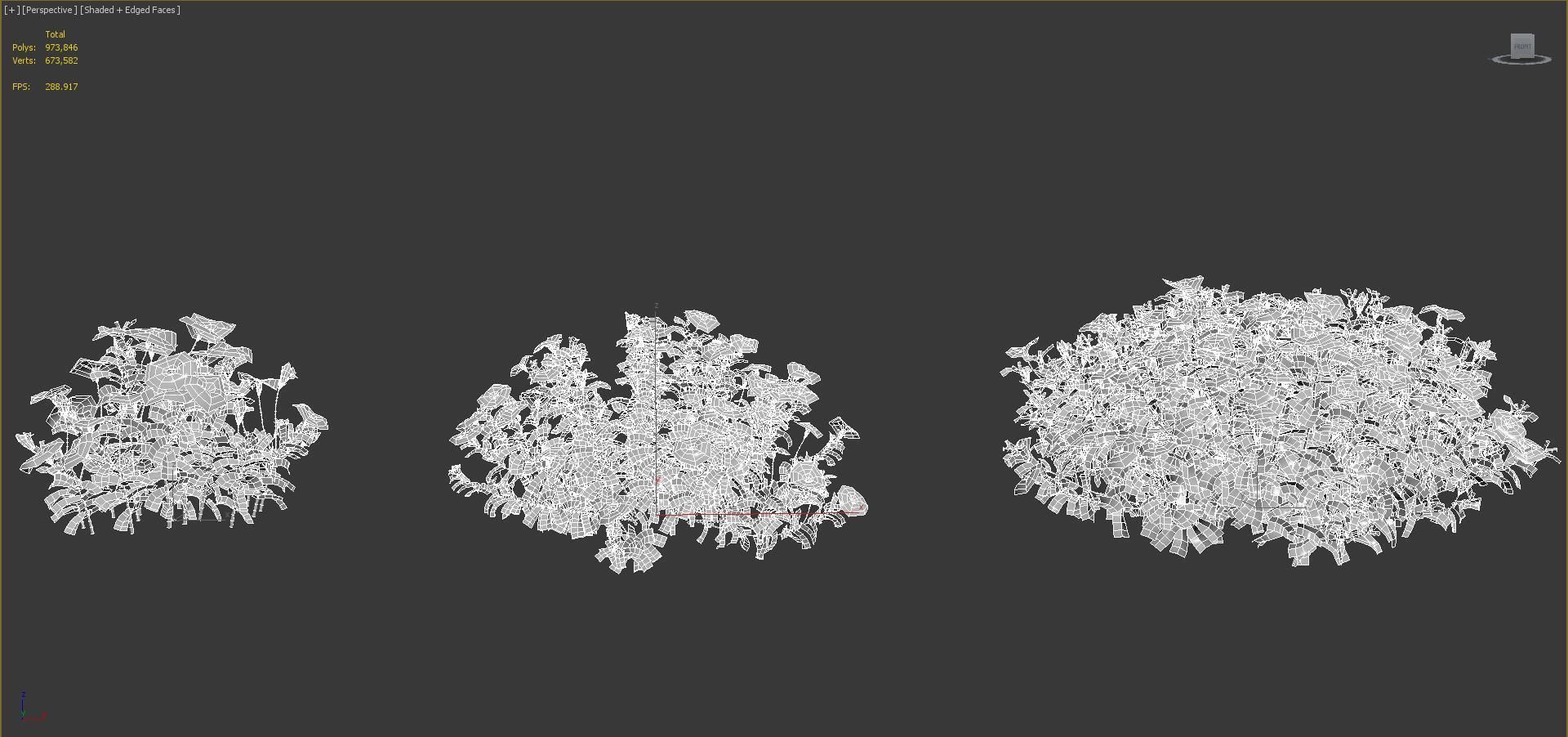 Ground cover plants Collection - Include GrowFX and Mesh file  3D model_142