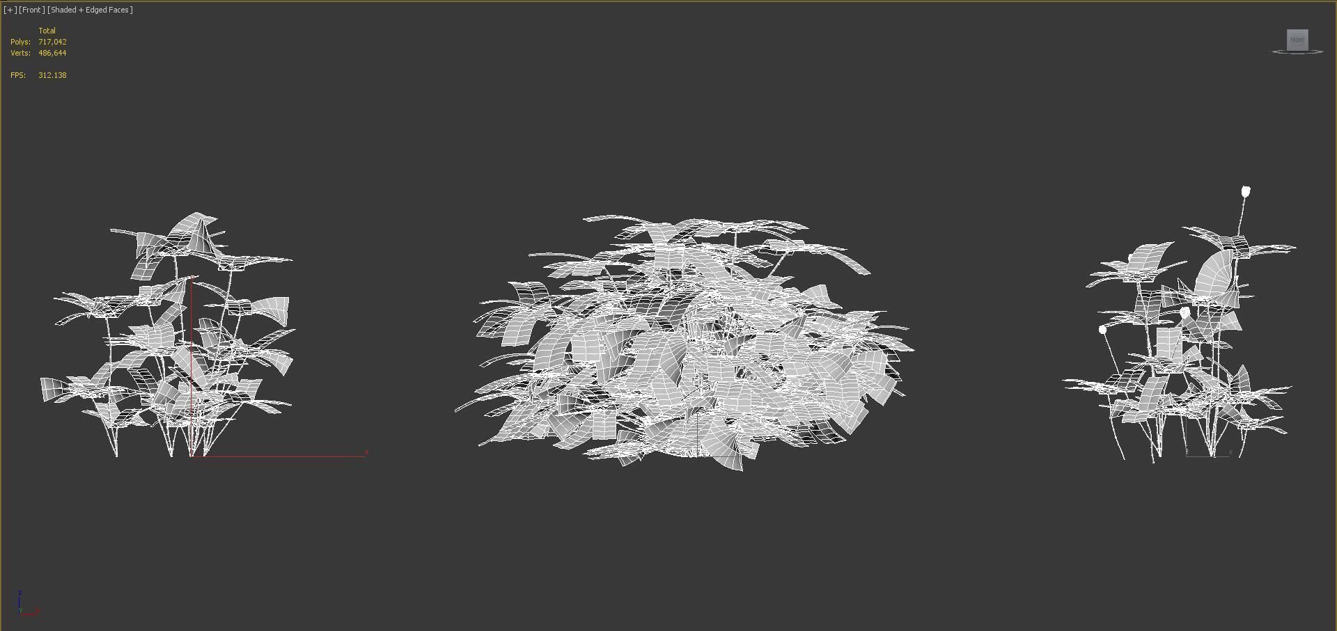 Ground cover plants Collection - Include GrowFX and Mesh file  3D model_90