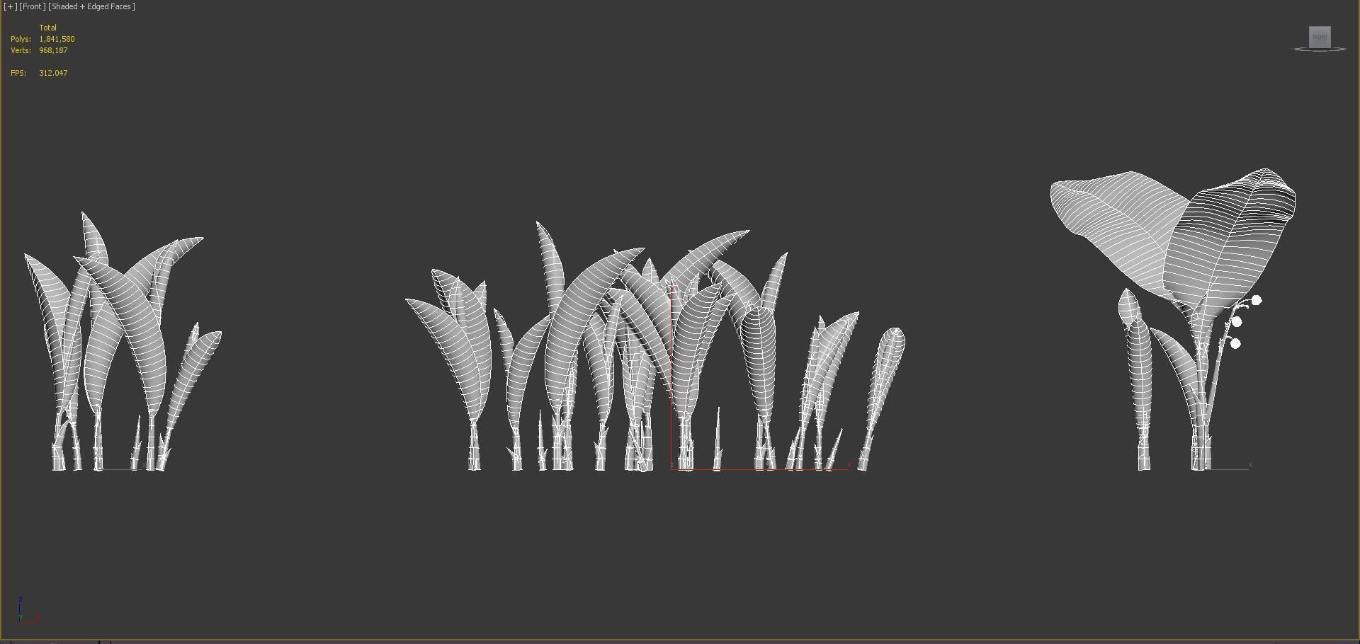 Ground cover plants Collection - Include GrowFX and Mesh file  3D model_96