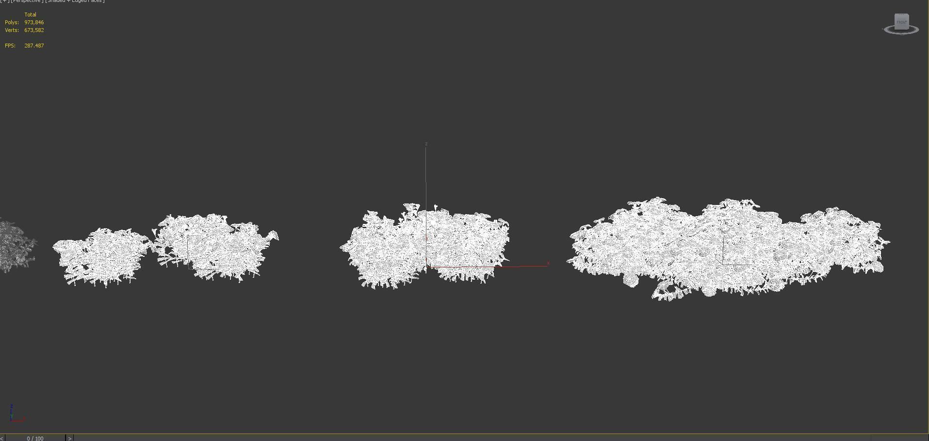 Ground cover plants Collection - Include GrowFX and Mesh file  3D model_143