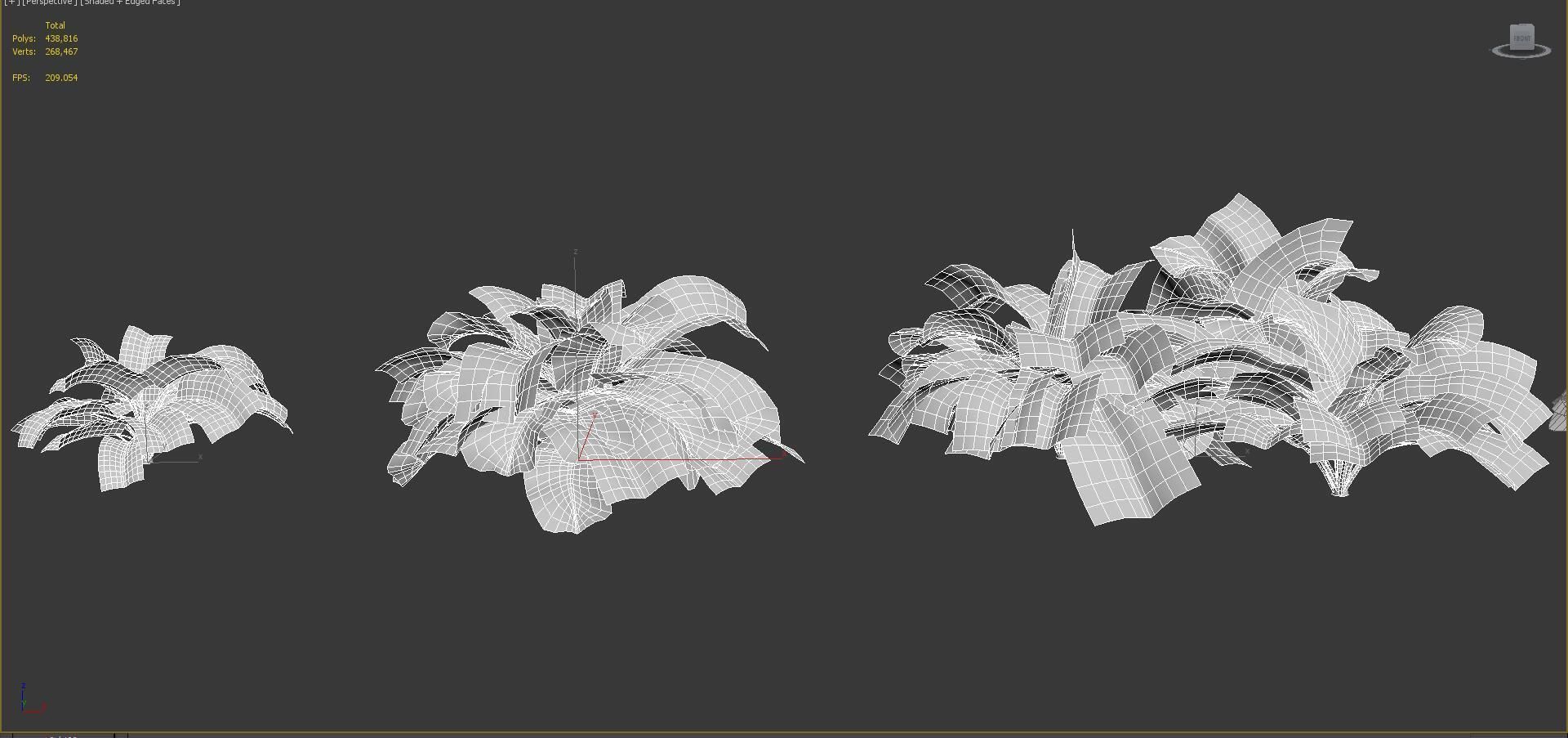 Ground cover plants Collection - Include GrowFX and Mesh file  3D model_132