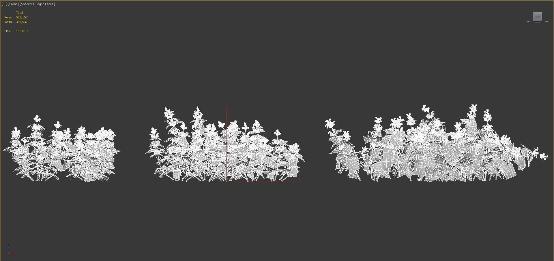 Ground cover plants Collection - Include GrowFX and Mesh file  3D model_122