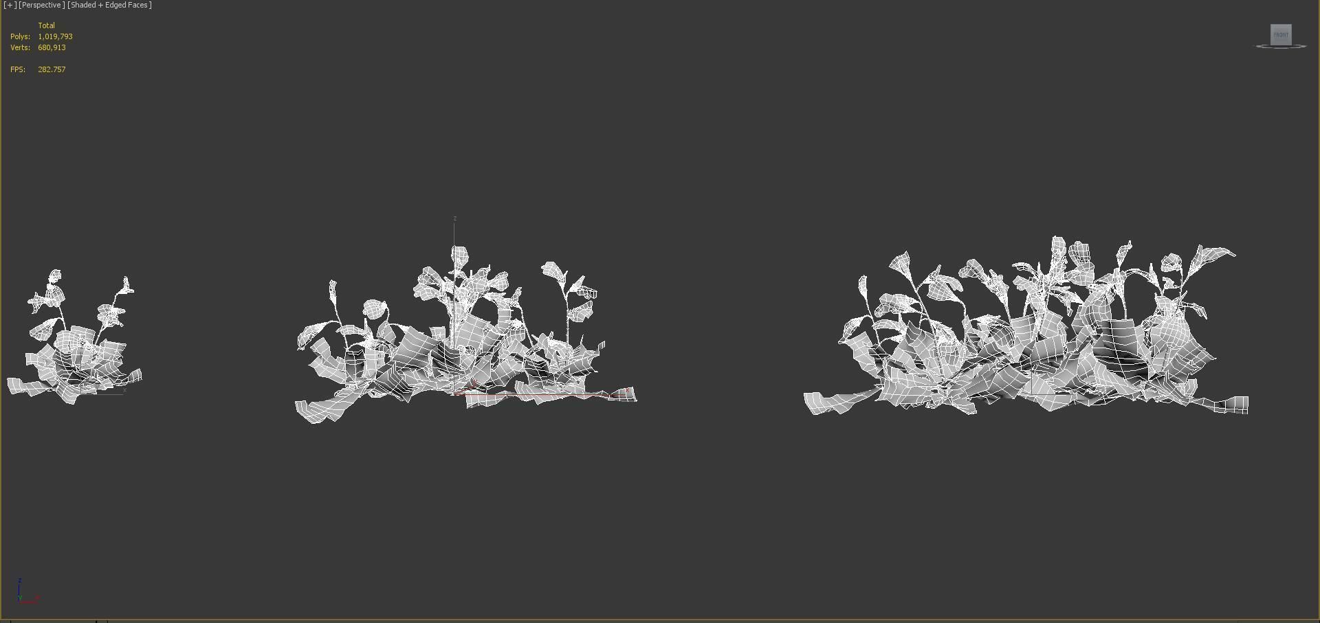Ground cover plants Collection - Include GrowFX and Mesh file  3D model_129