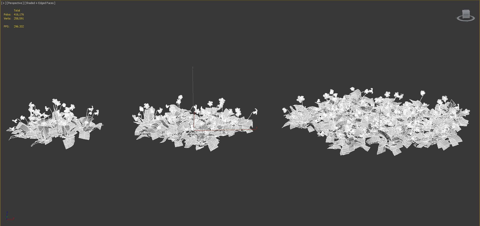 Ground cover plants Collection - Include GrowFX and Mesh file  3D model_146