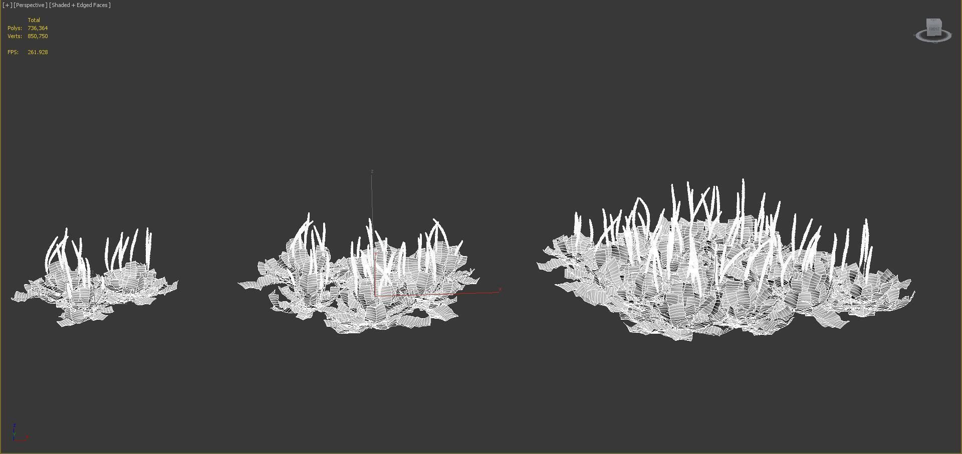 Ground cover plants Collection - Include GrowFX and Mesh file  3D model_140