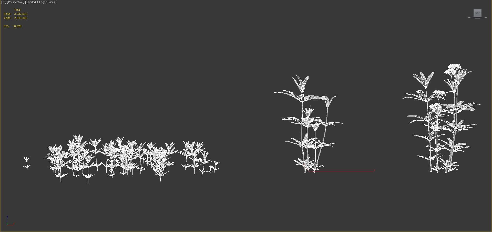 Ground cover plants Collection - Include GrowFX and Mesh file  3D model_105