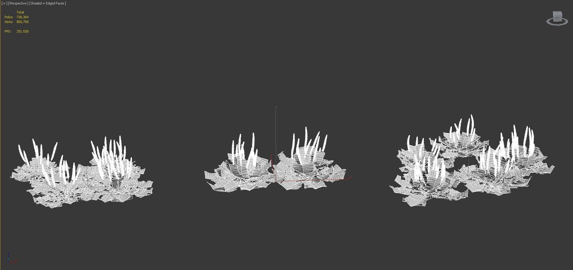 Ground cover plants Collection - Include GrowFX and Mesh file  3D model_139