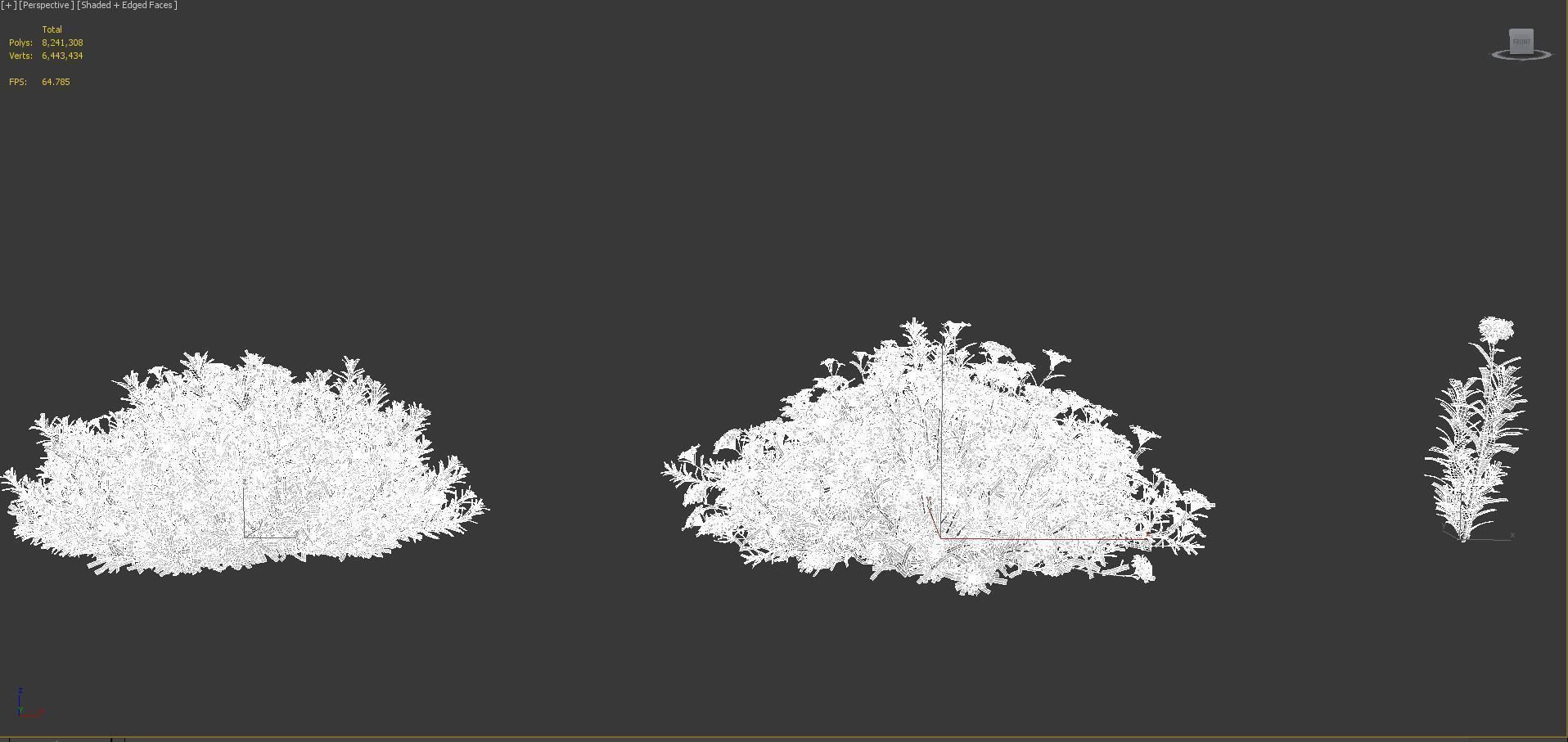 Ground cover plants Collection - Include GrowFX and Mesh file  3D model_115