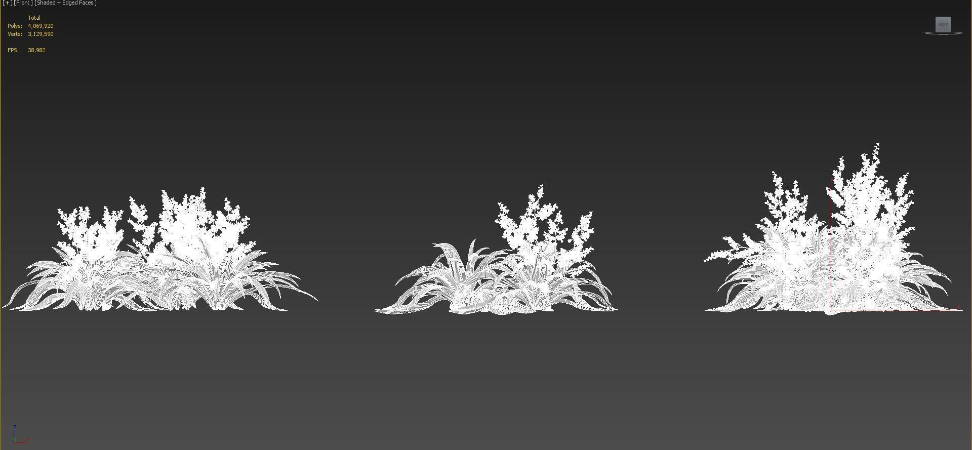 Ground cover plants Collection - Include GrowFX and Mesh file  3D model_95
