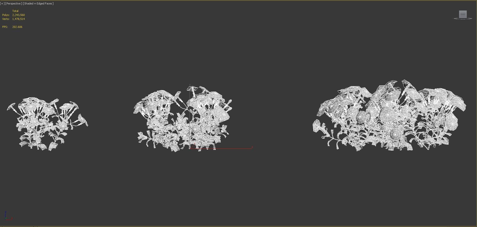 Ground cover plants Collection - Include GrowFX and Mesh file  3D model_135
