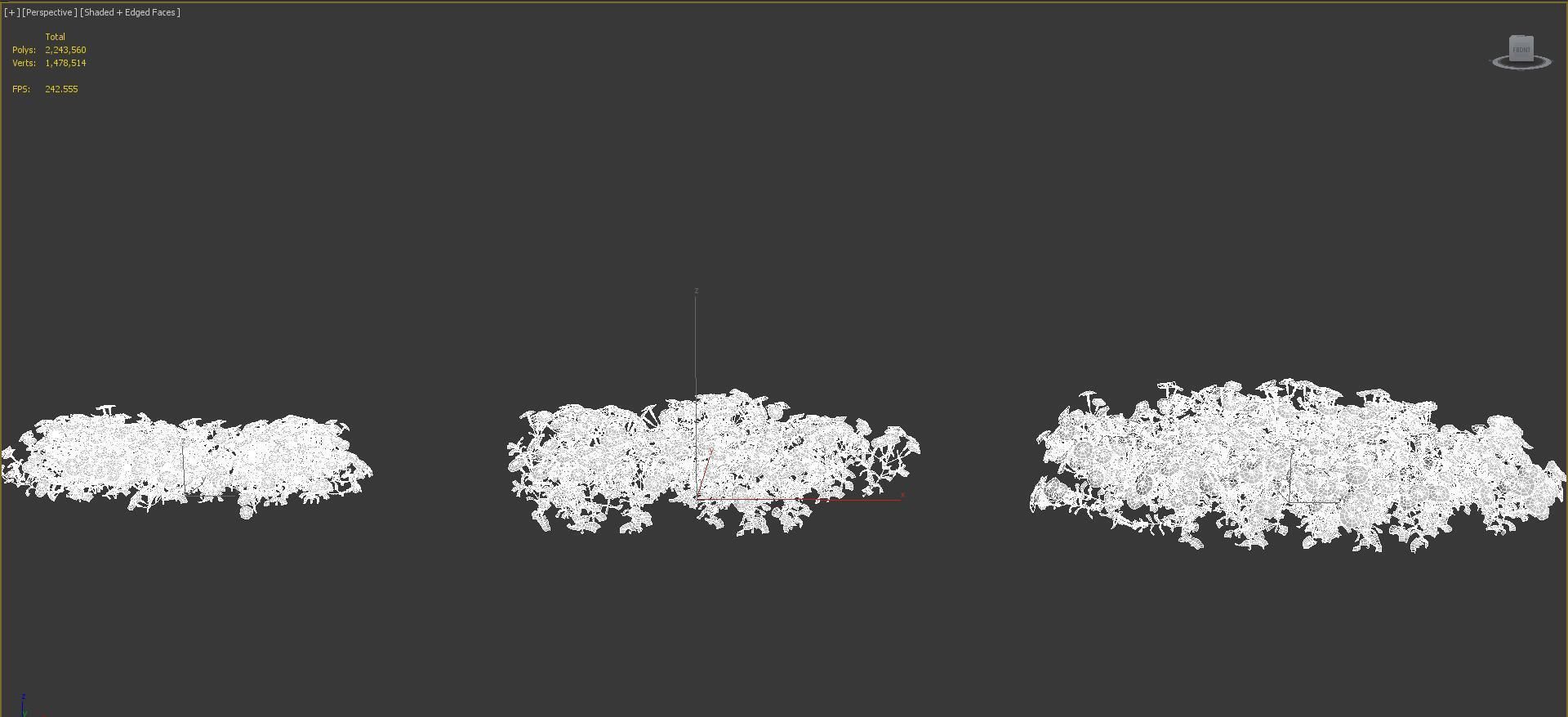 Ground cover plants Collection - Include GrowFX and Mesh file  3D model_136